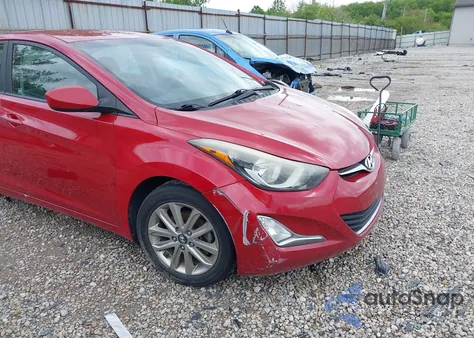 2014 Hyundai Elantra Se z USA, uszkodzony, nr VIN KMHDH4AE8EU089100